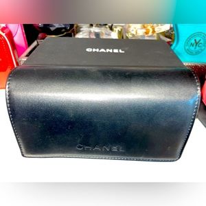 Chanel sunglasses case and box.